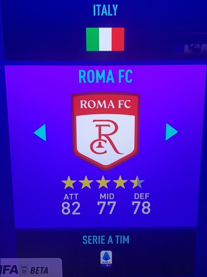 HERB klubu Roma FC w grze FIFA 21
